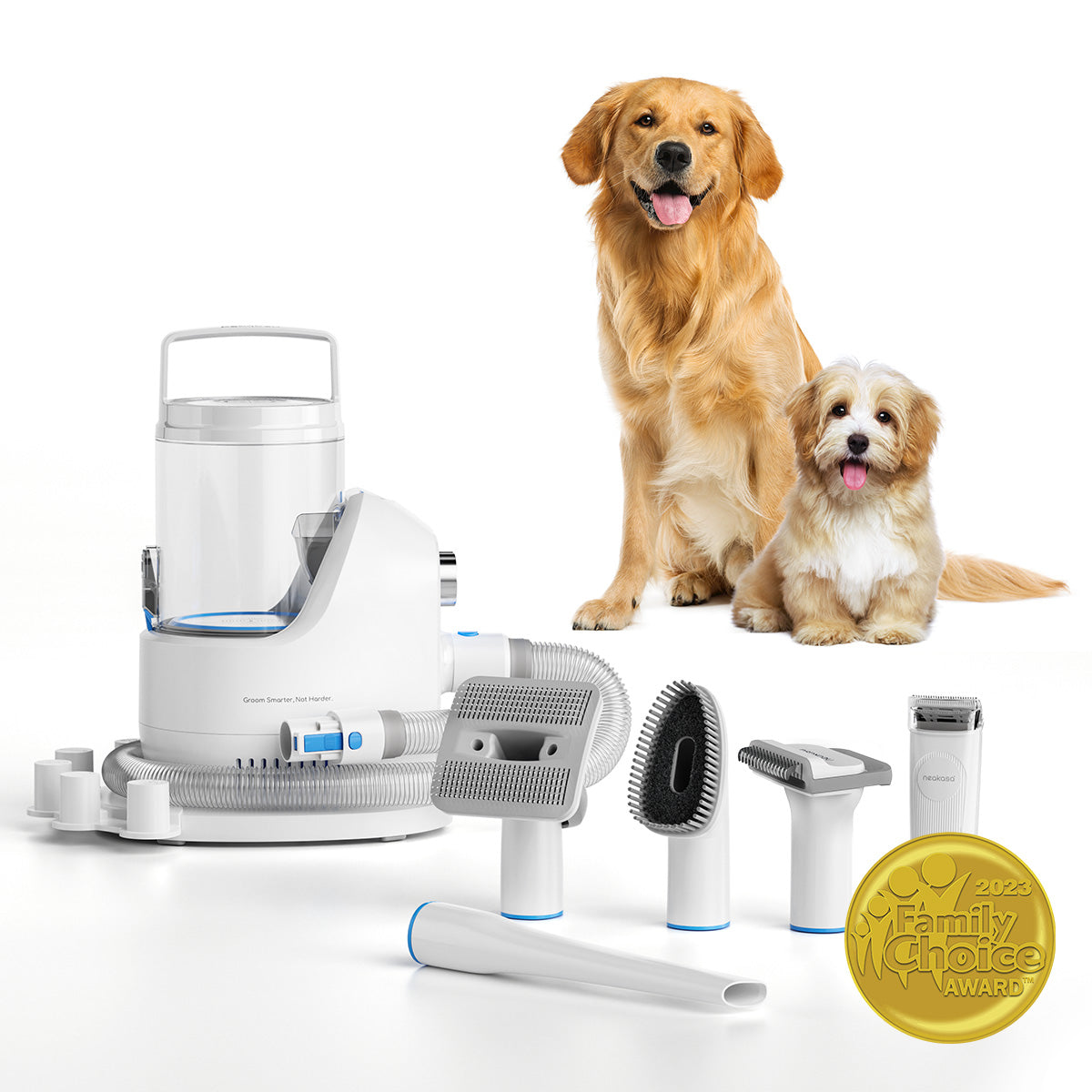 Neakasa P2 Pro 5-in-1 Dog Cat Grooming Kit with Vacuum