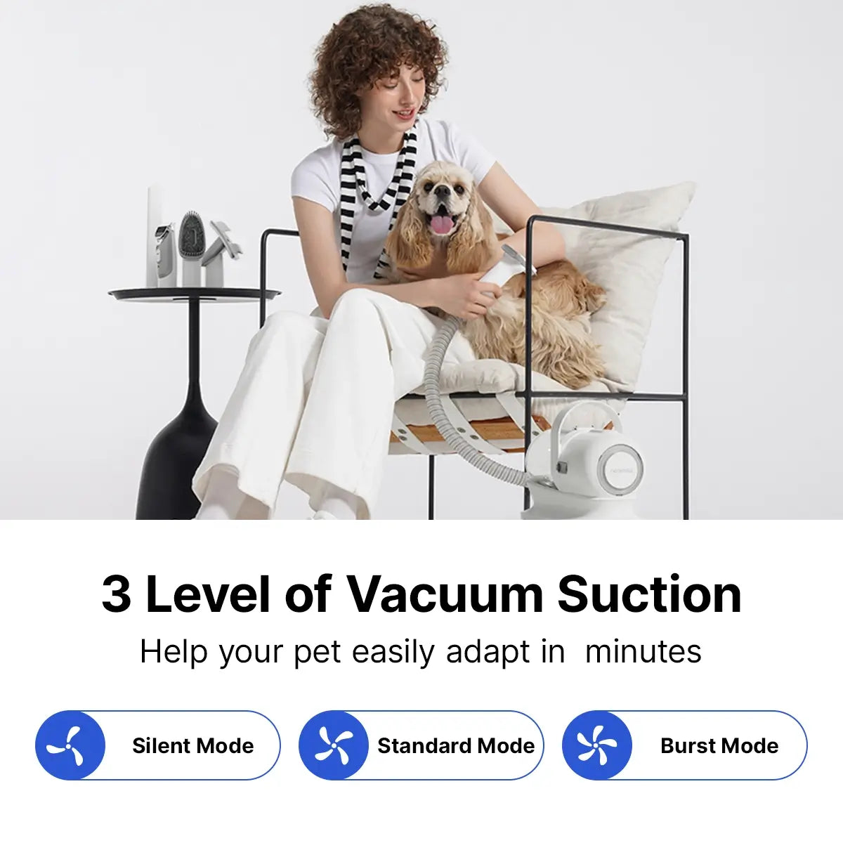 Neakasa P1 Pro Dog Grooming Kit for Dogs Cats | Pet Grooming Vacuum - Neabot p1-us, p1-eu