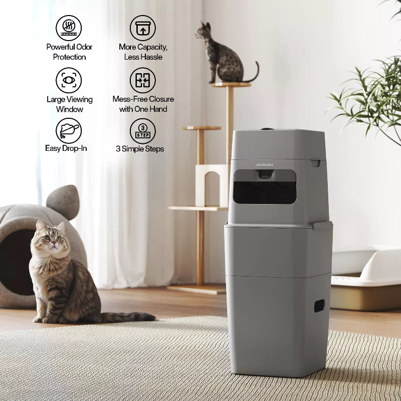 pooguard plus odor control waste bin
