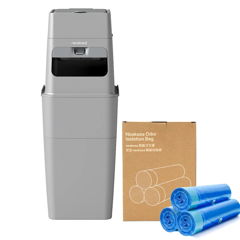 pooguard plus gray and 3 rolls of waste bags